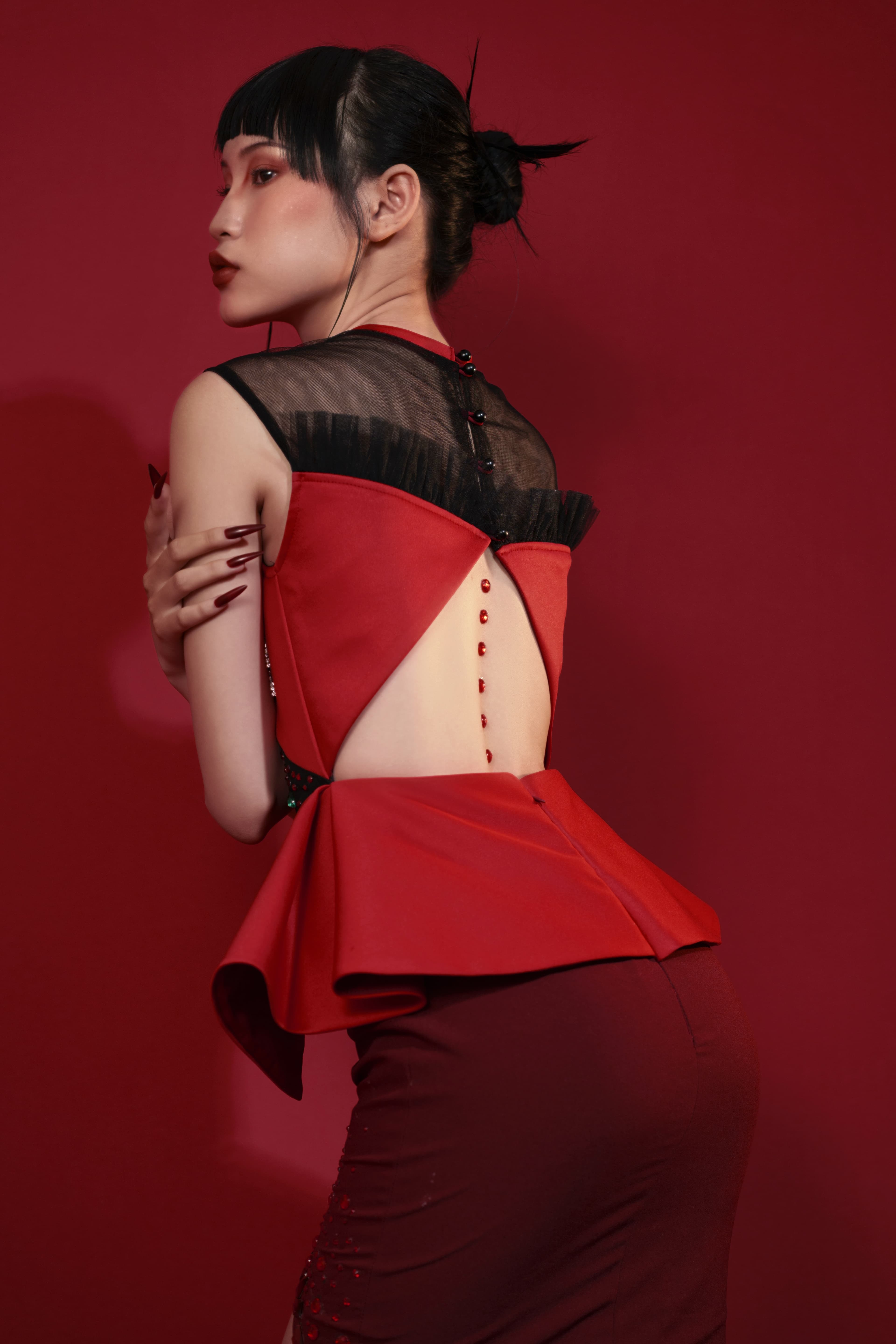Woman In Red